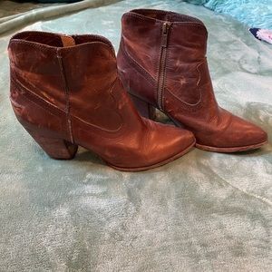 Frye Heeled Boots, Brown - 9M